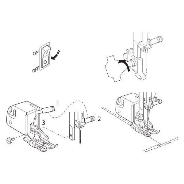 Calcador Duplo Transporte – Walking Foot bernette - Image 4